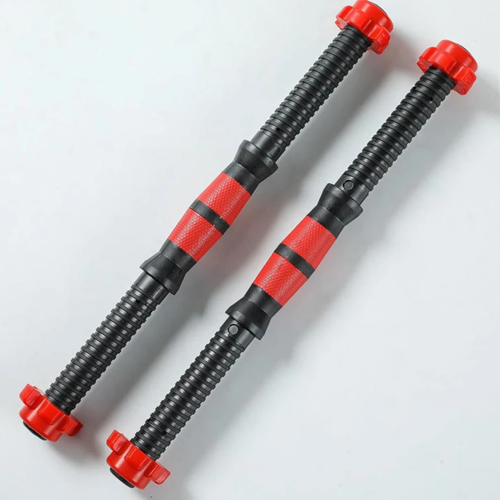 40cm Dumbbell Rod Solid Steel Weight Lifting Spinlock Dumbbell Bars With Connector Gym Home Fitness Workout Barbells Handles ﻿