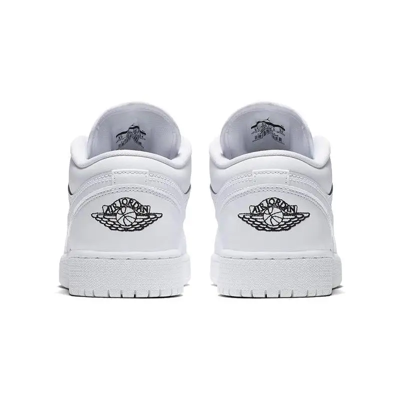 Nike Jordan 1 Low GS Blanco Negro Zapatillas zapatos 553560 -101