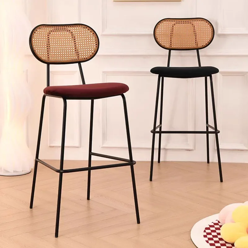 Minimalist Kitchen Dining Chairs Lounge Simple Plastic Metal Modern Breakfast Chairs Outdoor Cadeiras De Jantar Home Furniture