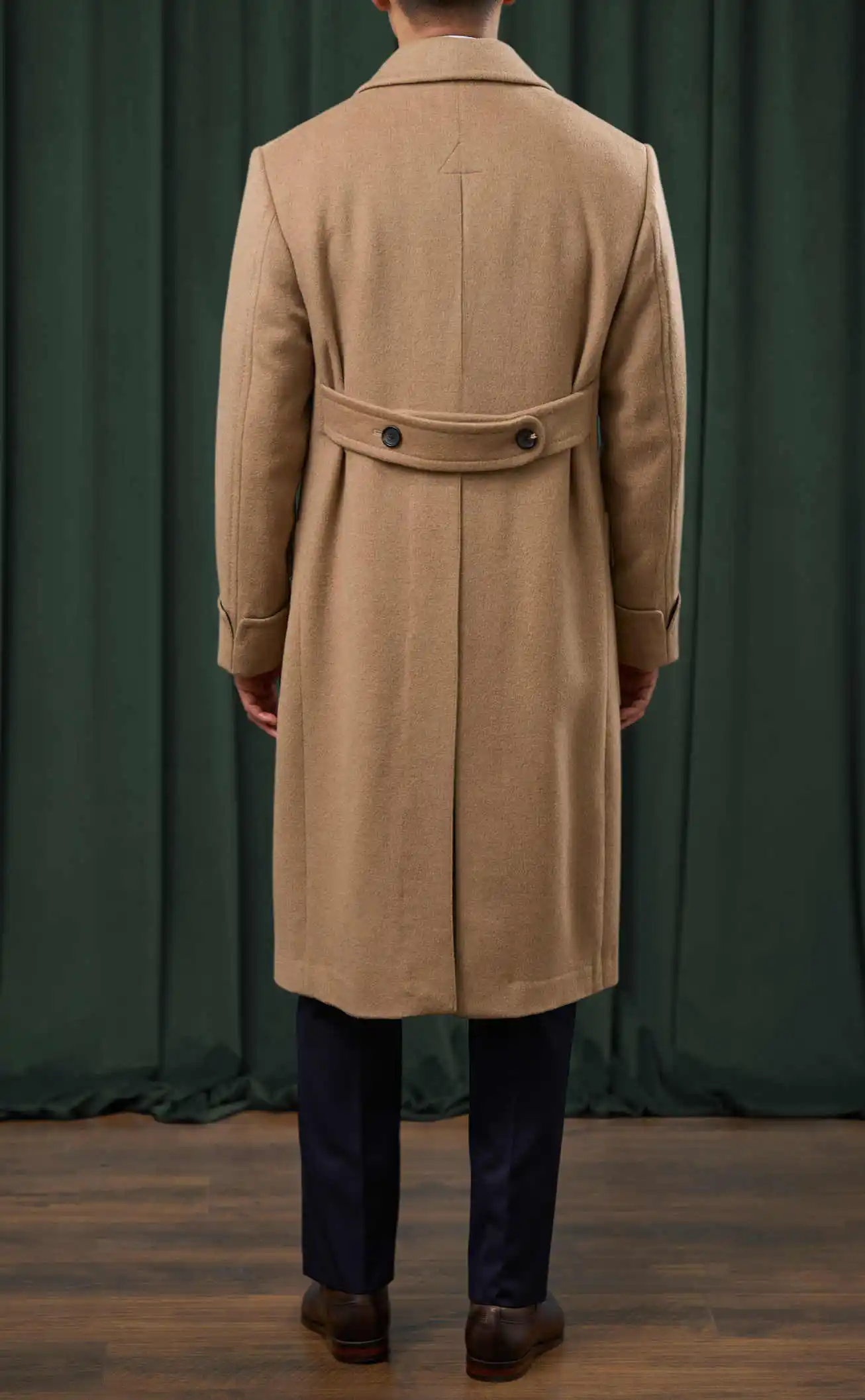 Winter Warme Bruiloft Smoking H1 Stuks Jas Piekte Revers Mannen Pak Vintage Double Breasted Avond Bruidegom Aangepast