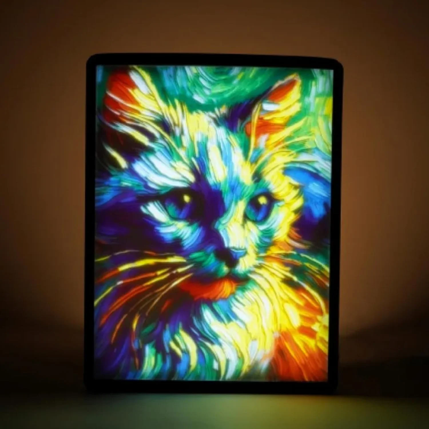 Custom Illuminated Lithophane Ornament Kit, CMYK Translucent Relief Set with PCB Backlight Module for Bambu Lab 3D Printers