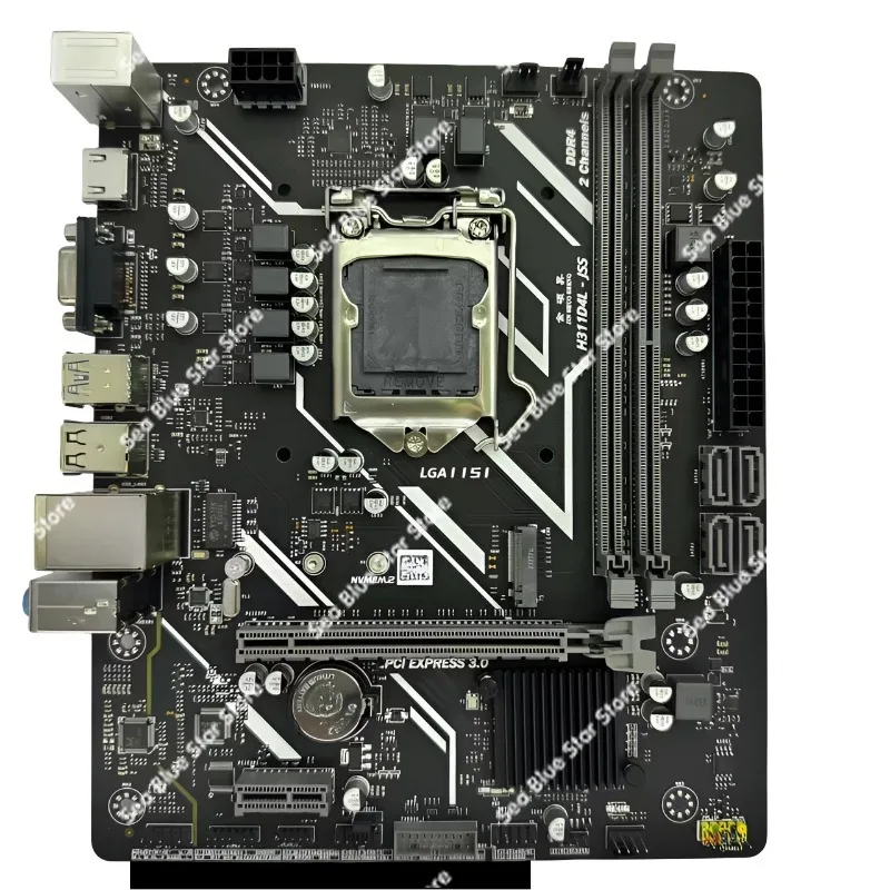 New H110/H310-1151-pin Computer Main Board DDR3/4 Memory Support 6789 Generation I3 I5 I7CPU