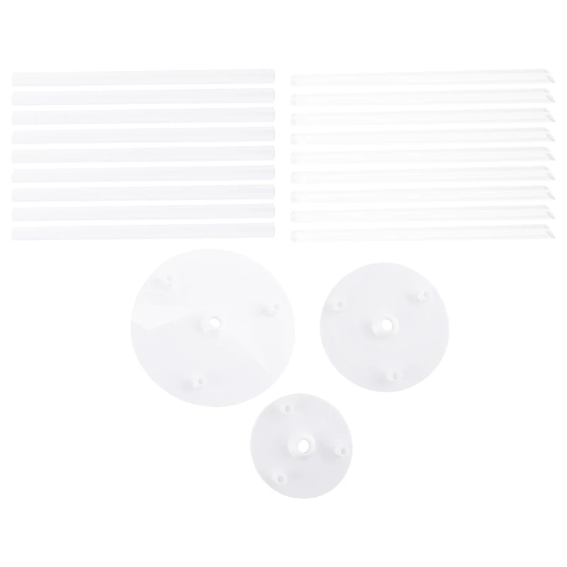 Suspension spacer Cake Supports - Pack of 18 Cake Stands, Reusable Dowel Rods, Cake