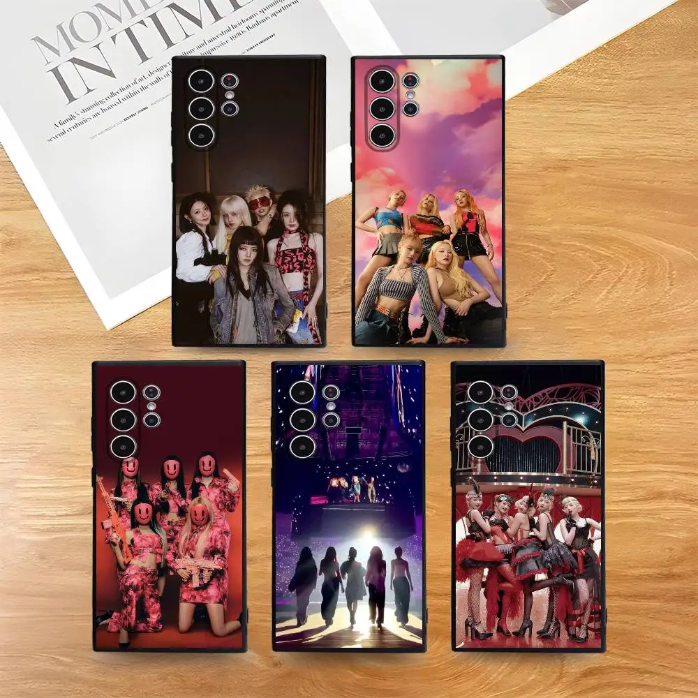 

Kpop Group (G) Idle Phone Case For Phone S Series S21 S22 S23 S24 S25 FE Plus Ultra TPU Soft To Skin-friendly Case