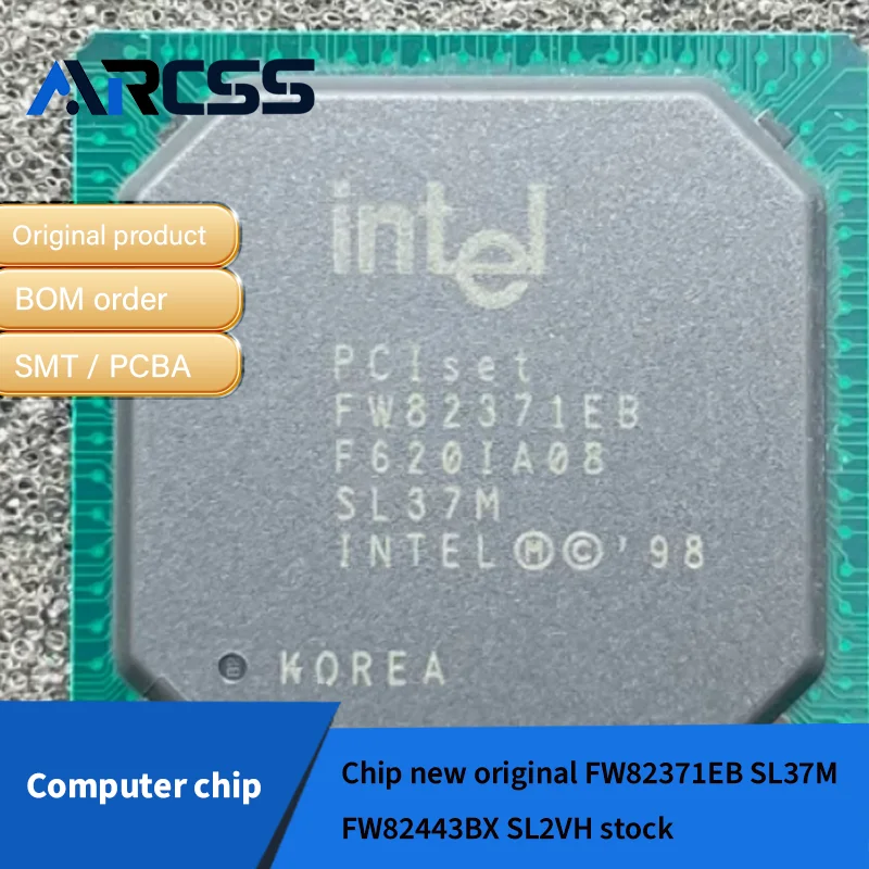 

Чип новый оригинальный FW82371EB SL37M FW82443BX SL2VH в наличии
