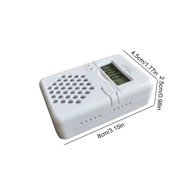 Carbon Monoxide Alarm Detector CO Meter and Air Quality Sensor Portable Mini Size CO Monitor for Vehicle Aircraft Car Travel