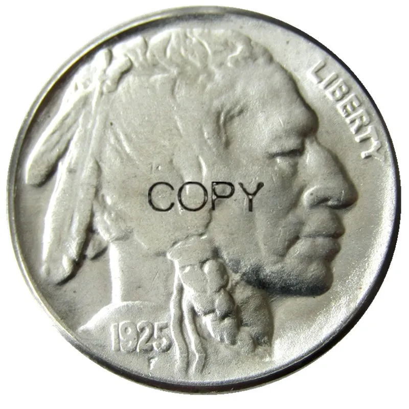 US 1925 Buffalo Nickel Five Cents Copy Decorative Coin