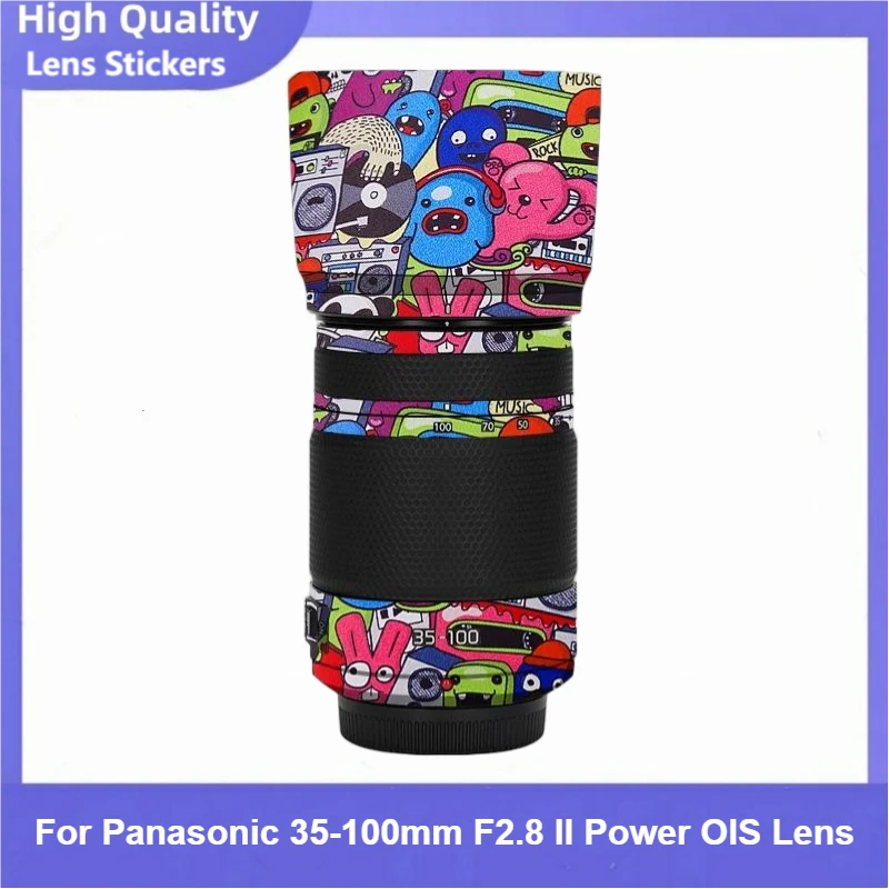 

Защитная пленка-наклейка для объектива Panasonic 35-100mm F2.8 II Power OIS H-HSA35100, защита от царапин, для корпуса камеры