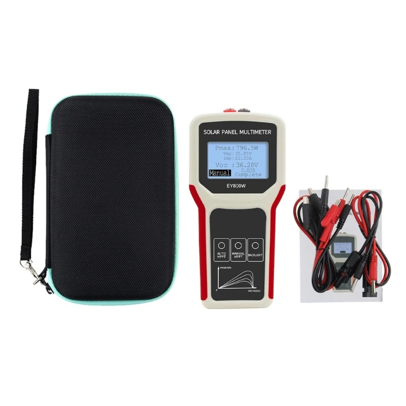 

Utility Tools Solar PVTesting Solar Panel Multimeter 800W Photovoltaic Tester MPPT Open Circuit Troubleshooting