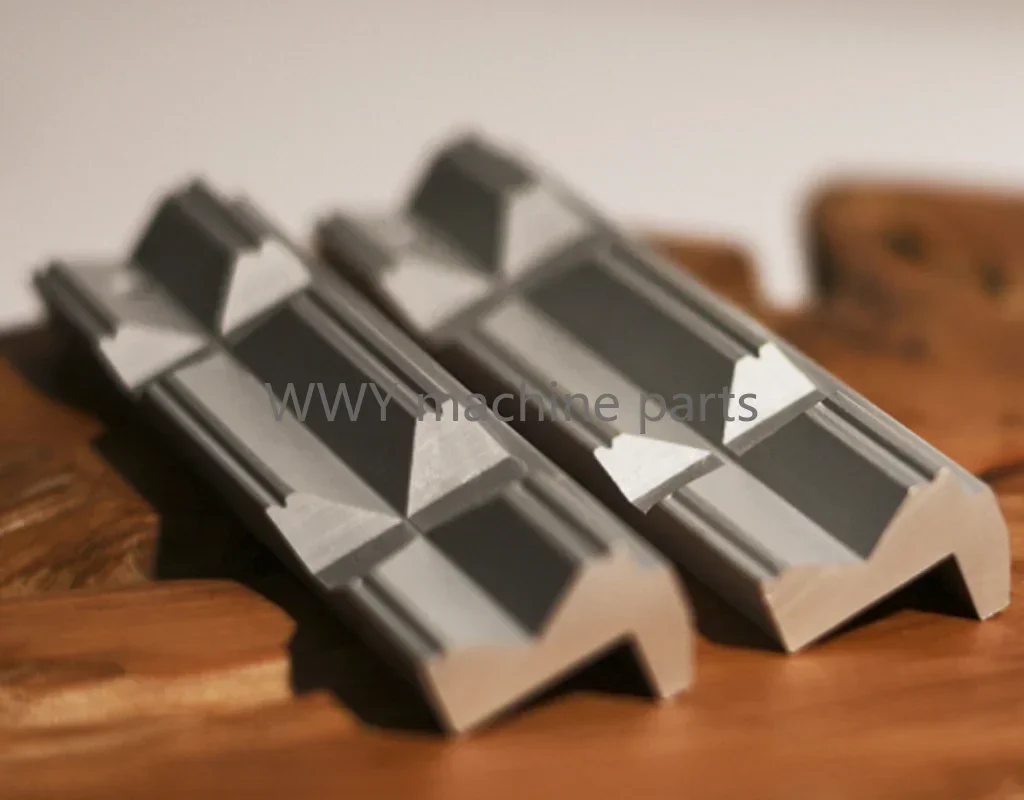 Imagem -02 - Cnc Fresagem Aço Vise Hard Jaw Fixture V-tipo Jaw Liga de Alumínio ou Pcs