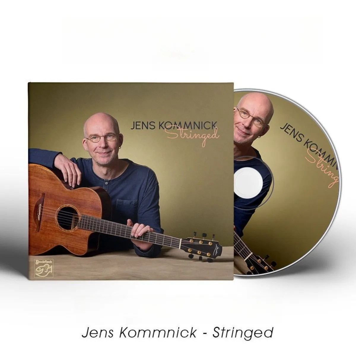 

Jens Kommnick Stringed Acoustic Guitar Music CD Stockfisch Audiophile Hi-Fi Fingerstyle Guitar Compilation Physical Disc Only CD