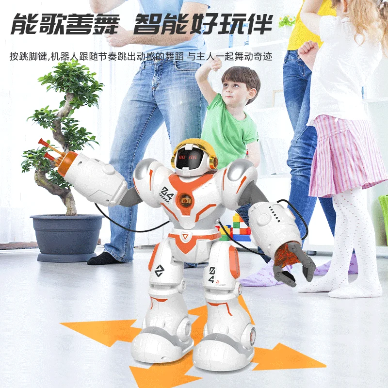 Rcインテリジェントロボット,男の子,ウォーキング,歌う,ダンス,おもちゃ,誕生日プレゼント,新しい2023