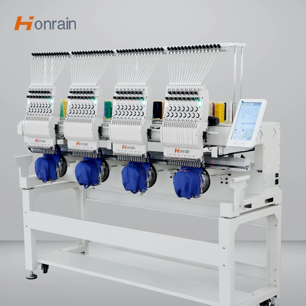 HONRAIN Chinese Factory 12/15 Needles Computerized Automatic Newest Computer WIFI 4 Heads Embroidery Machine