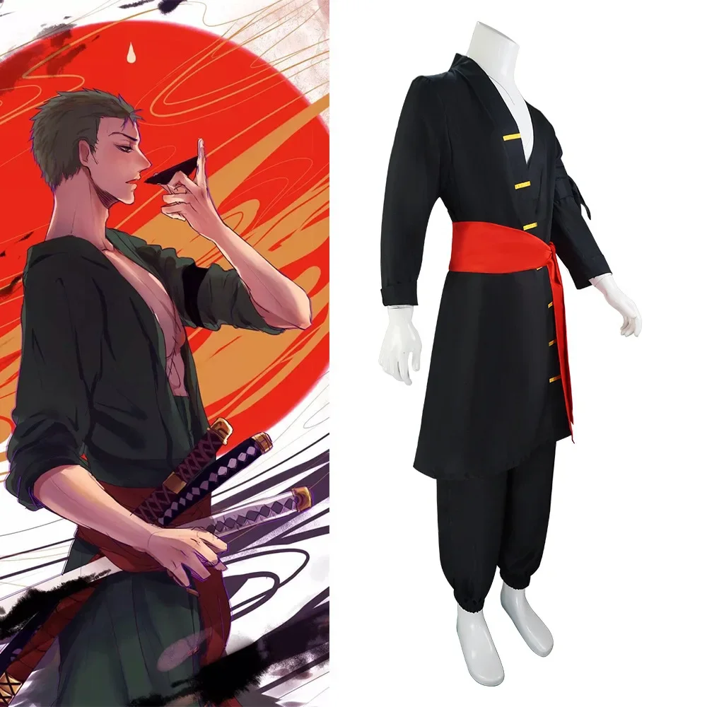 

Black And Green Zoro Cosplay Costumes From .