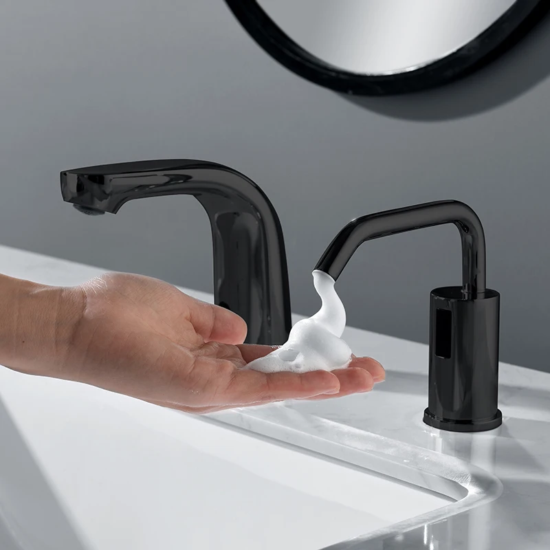 304 desktop automatic sensing soap dispenser, household and commercial faucet type stainless steel non-contact soap dispenser