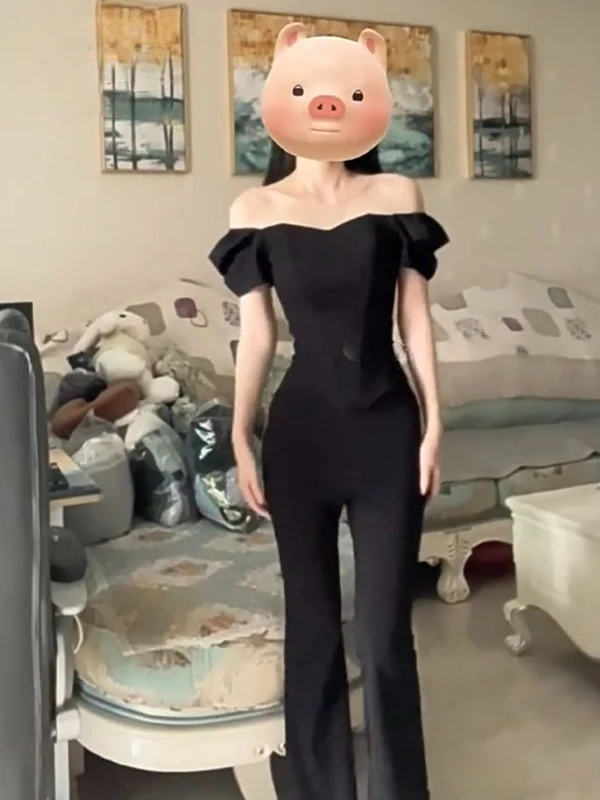 

Ele ort Sve T-irt Women's Slim Fit Bustier Top oulder Bared Summer Inner Wear Fibone Design