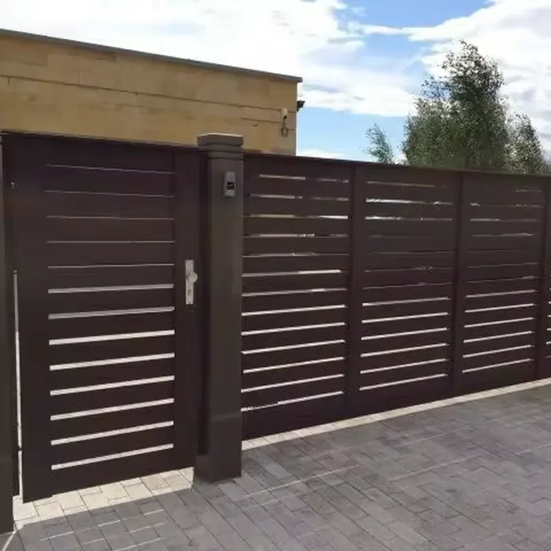 Automatic Manual Swing Fence Gate Driveway Smart System Aluminum Stainless Steel Waterproof Finished Surface Other Doors