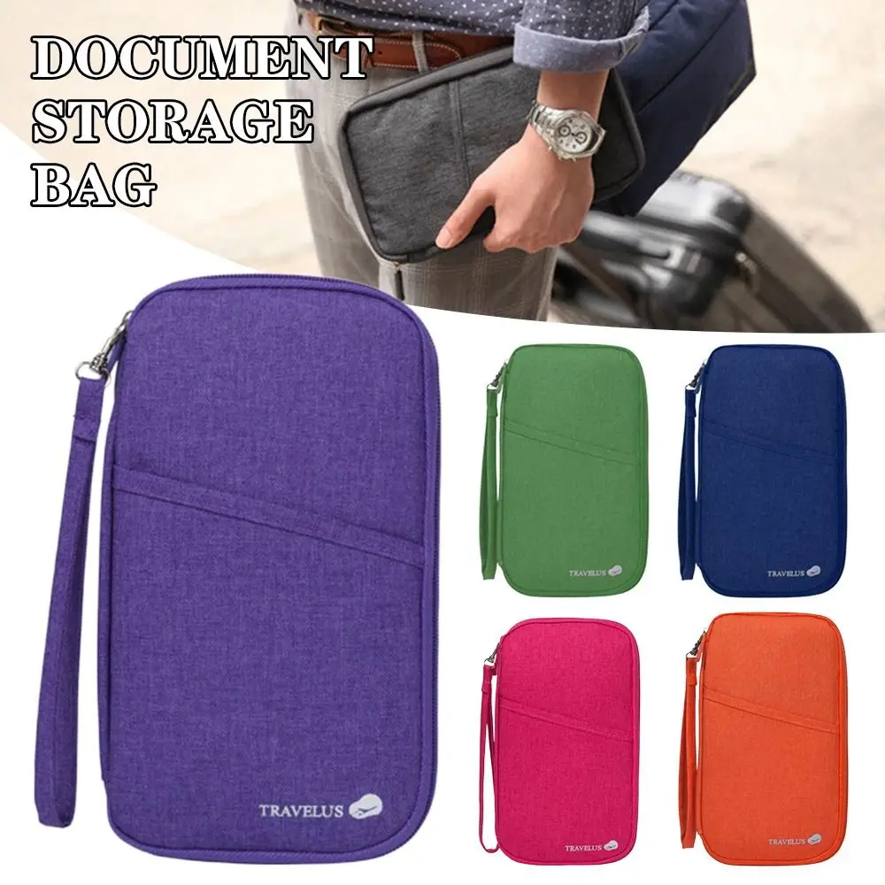 

Multifunction Travel Document Storage Bag Organizer Wallet Passport ID Card Holder Ticket Credit Card Bag Case Travel Bag