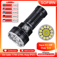 Sofirn IF30 12000lm SFT40 LED Flashlight Powerful 32650 Battery Lanterna USB C Rechargeable Torch Outdoor Light IPX8 Waterproof