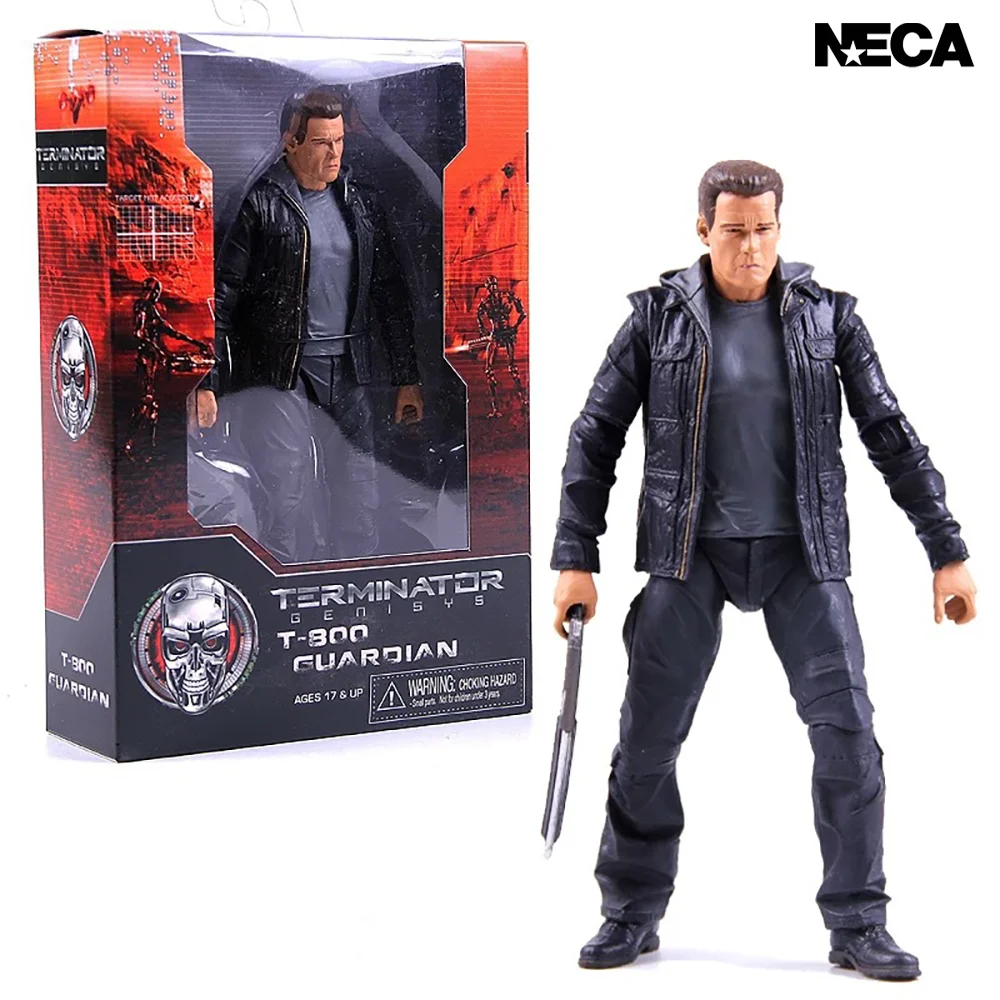 NECA Terminator Series T-800 Guardian Future Soldier Vinyl Doll Model Figures 18CM Children's Toy Gifts Collect Toys