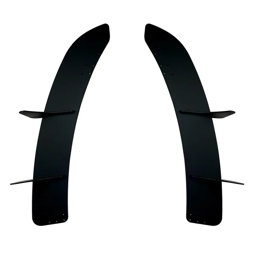 For VW Golf 6 MK6 R R20 2008-2013 Car Rear Bumper Diffuser Tail Splitter Spoilers Protector Guard Lip Glossy Black ABS Bodykits