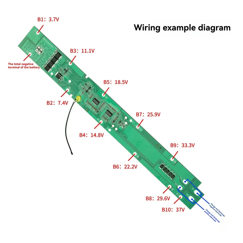 ABSY 10S 36V 15A Split Port Integrated Board Scooter Battery Pack With NTC Integrated Solution Scooter Battery Pack