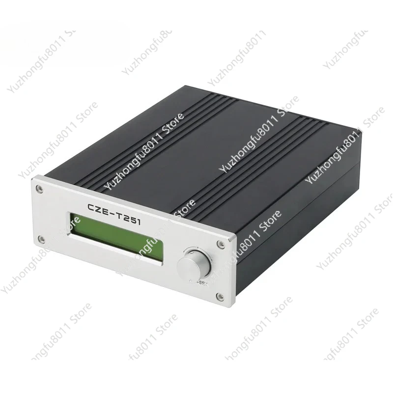 CZE-T251 FM Transmitter Adjustable Mono Stereo PLL Broadcast Station with Power Supply Antenna