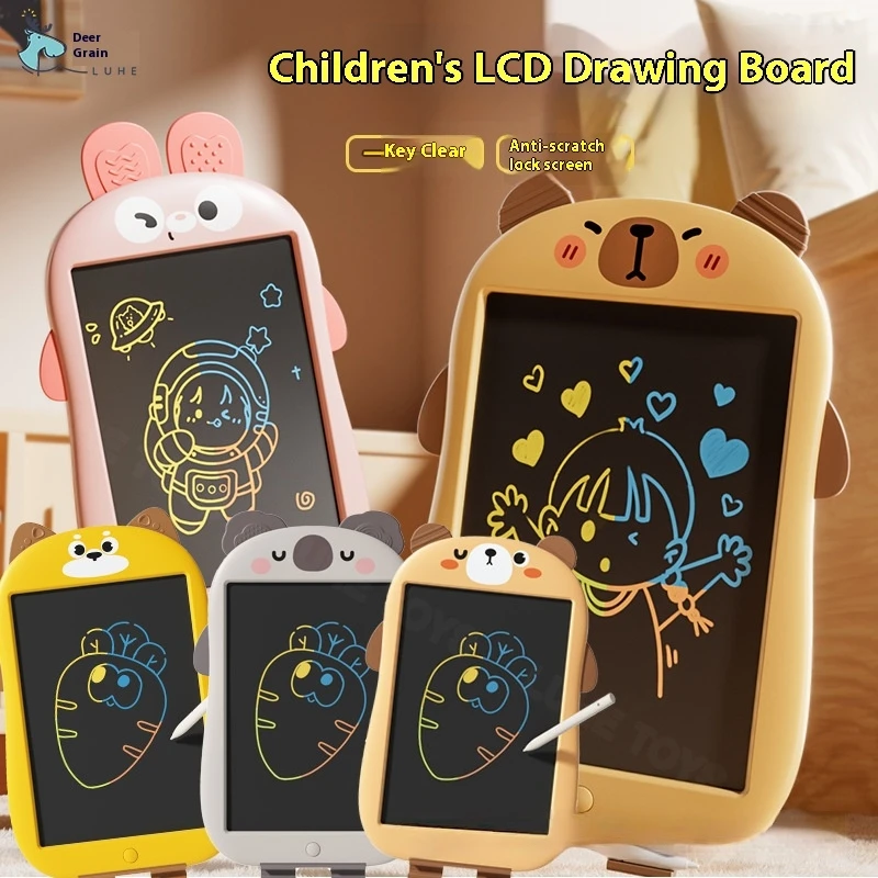 12Inch Cartoon LCD Writing Tablet Drawing Board Kids Graffiti Sketchpad Toys Handwriting Blackboard Magic Drawing Board Toy Gift