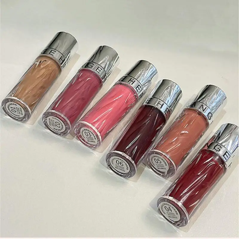HERORANGE Water Glossy Lip Glaze, Non-Fading, Non-Stick, Hydrating, Moisturizing, Super Pigmented, Long-Lasting, Christmas Gift