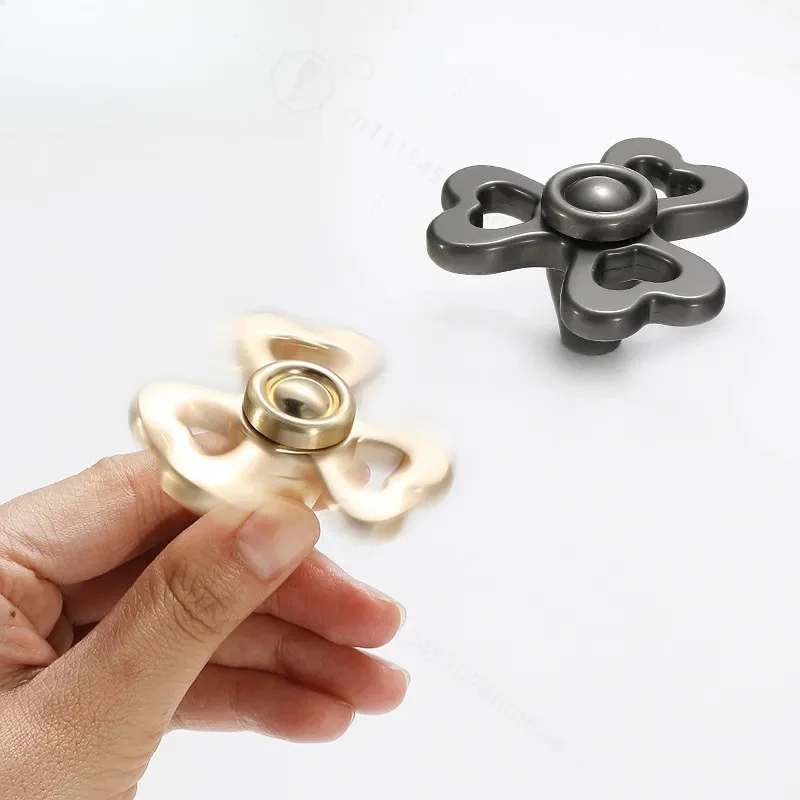 Single Hole Drawer Cabinet Door Handle Golden Gyro Rotating Zinc Alloy Hardware Wholesale