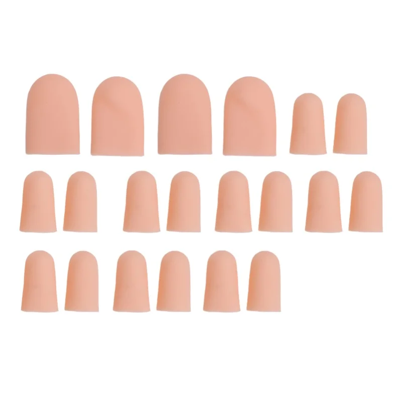 10 Pairs Toe Protector Men Women Silicone Pain Relief Toe Cap For Corns Callus Blisters Toenails Loss