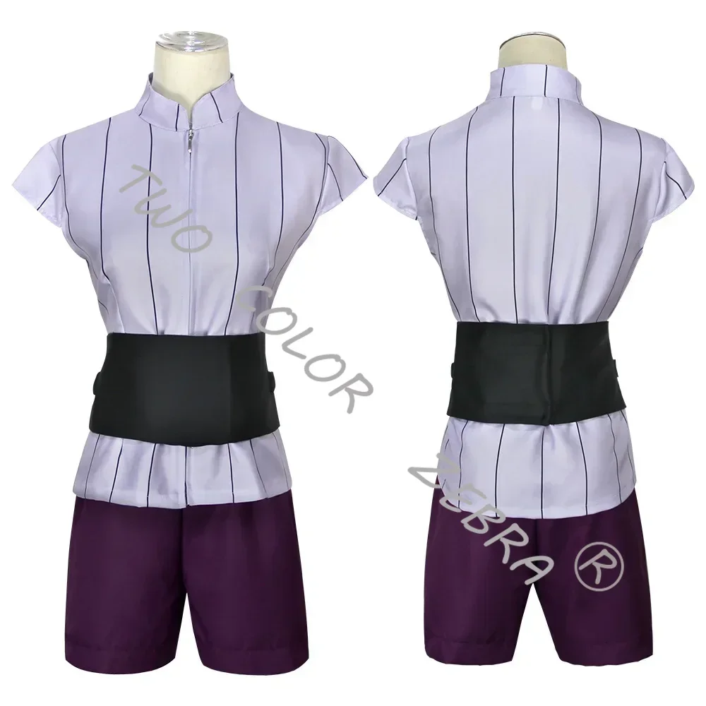Hyuga Hinata disfraz de Cosplay para mujer, traje de fiesta de Carnaval de Halloween, traje de Cosplay Ninja, peluca larga púrpura Linda
