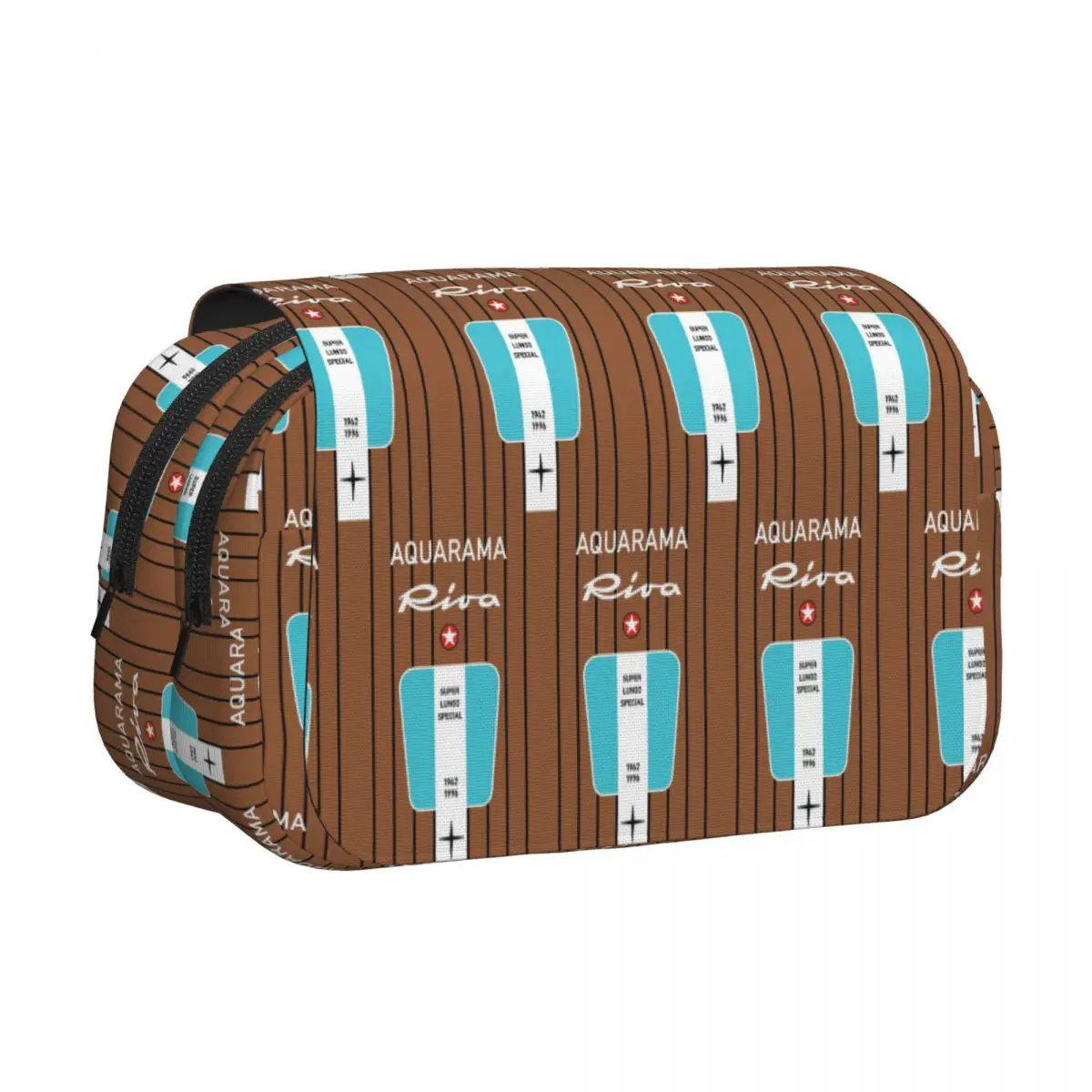 Riva Aquarama Yacht Lake Como Cannes Monaco Saint Tropez Capri Pencil Case Pencil Pouch Hard Shell Leather Pen Box Pencil Bag