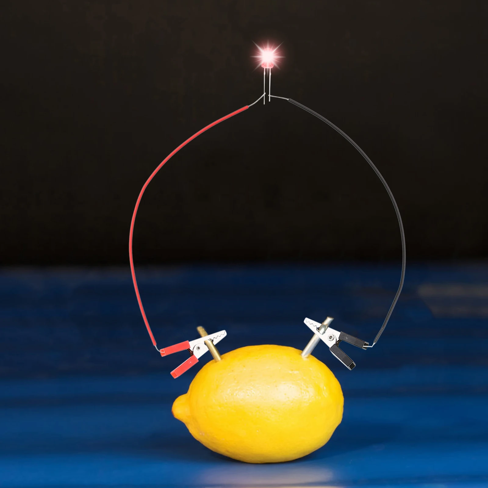 2 juegos de experimentos de frutas para niños, proyectos de bricolaje, juguete de generación de electricidad, patata, limón, potencia para niños