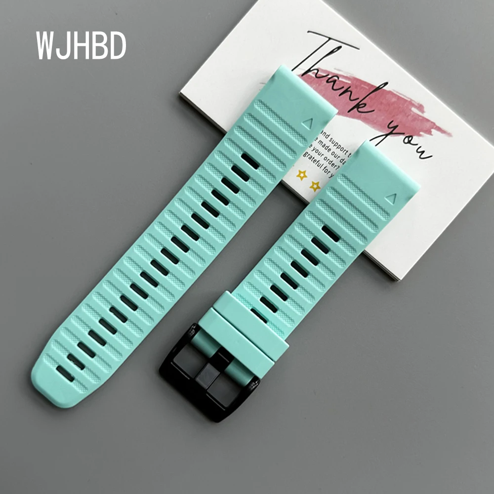 22 مللي متر 26 مللي متر سيليكون الفرقة ل Garmin Fenix 7 7X 8 E 6X 6 Pro 5 5X Plus حزام Epix Gen2 إندورو 3 غريزة 3 الشمسية QuickFit سوار