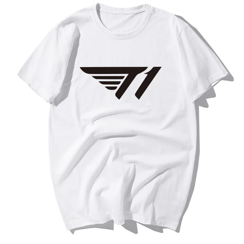 Alliance Game SKT T1 Team Uniform Faker New Men and Women Skt1 Peripheral Short-sleeved Loose Cotton T-shirt