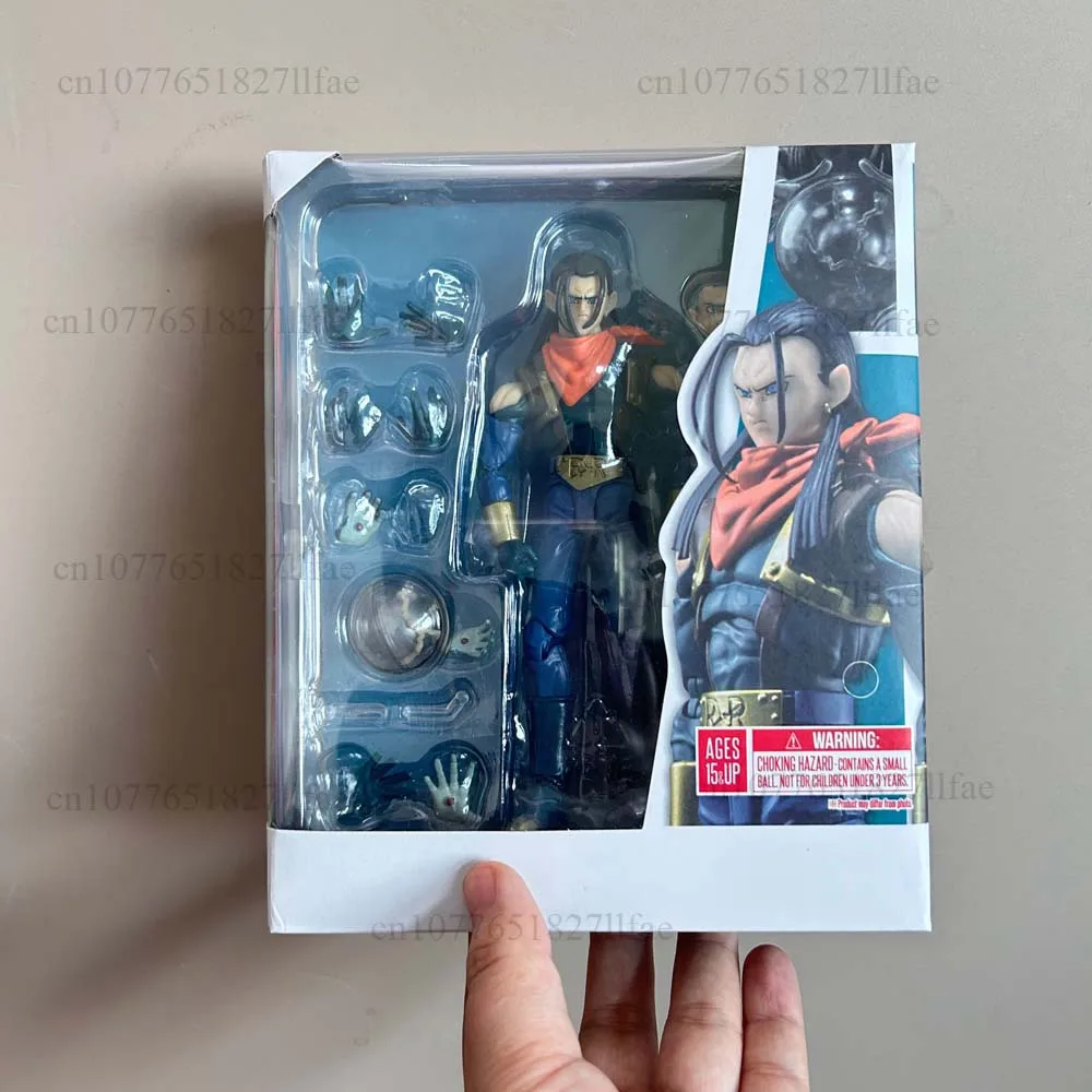 S.H.Figuarts SHF SUPER Android 17 Dragon Ball Super modelado estilo Simple y figura de acción heroica modelo juguetes regalo adorno de habitación