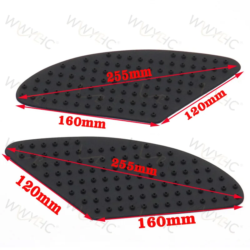 Side Knee Thermal Insulation Lead Pad Suitable for Motorcycle Fuel Tank Anti-slip Edge Protective Sticker Fittings