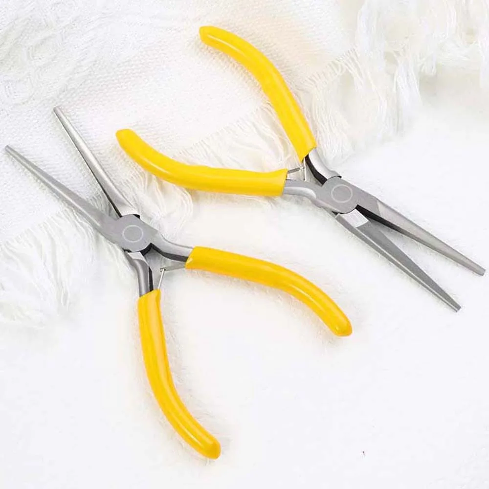 

Finger Care Steel Cuticle Nail Nipper Needle Nose Nail Pliers Manicure Tools Steel Nail Nipper Scissors Carbon Steel Yellow