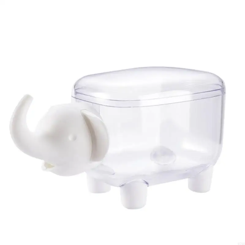 97QD Clear Clear Cotton Swab Container almacenamiento prueba polvo para suministros belleza Accesorios baño en