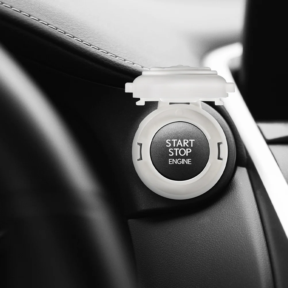 2 قطعة قفل أمان زر الطفل برهان غسالة سيارة بدء غطاء للحماية سلامة الطفل قفل أزرار دائم للغبار رطبة #1