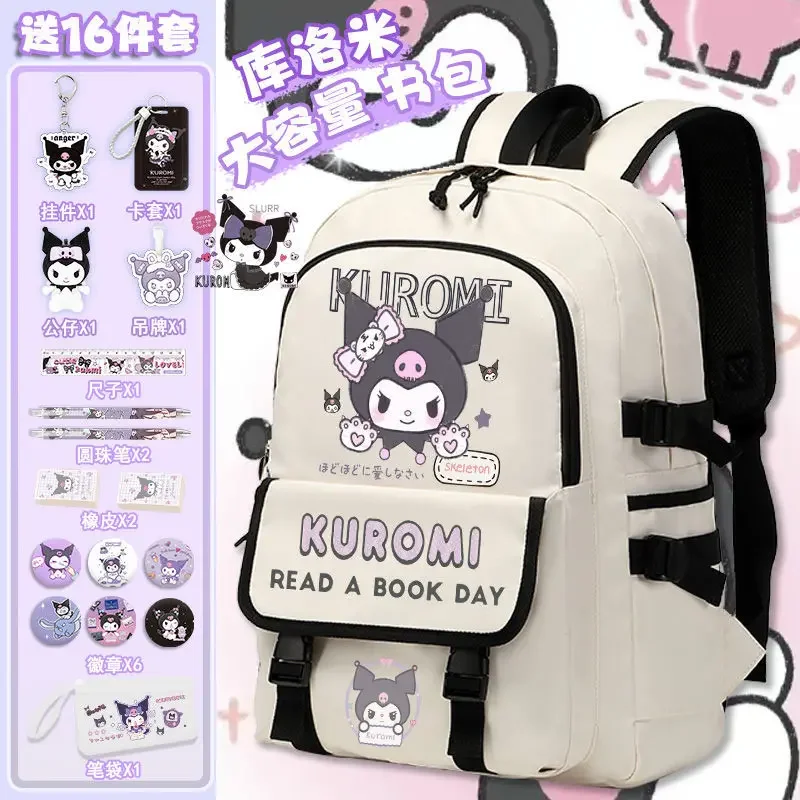 Sanrio New Clow M Student Schoolbag Waterproof Spine-Protective Large Capacity Cute Children Backpack