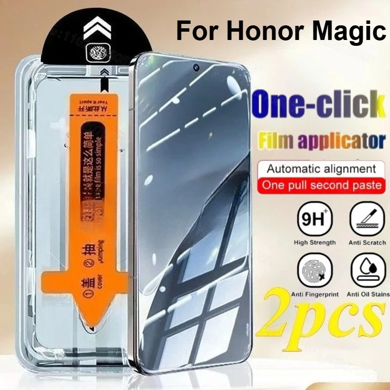 2pcs Tempered Glass Screen Protectors Designed for Honor magic 8, Ensuring a Dust-Free Installation, Screen Protector For Phone