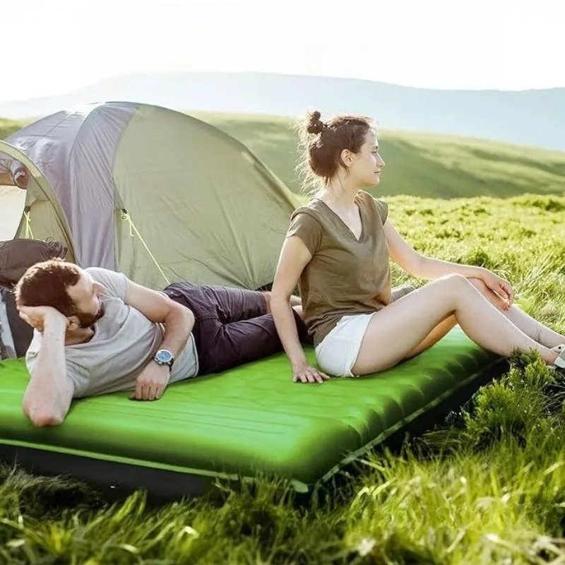두꺼운 수면용 에어 매트리스 휴대용 점심시간 휴식용 편안한 에어 매트리스 야외 야영용품