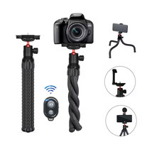 BSLIUFANG Flexible Octopus Tripod Portable 2 in 1 Design Selfie Stick Tripod smartphone Holder For Phone DSLR Camera Vlog