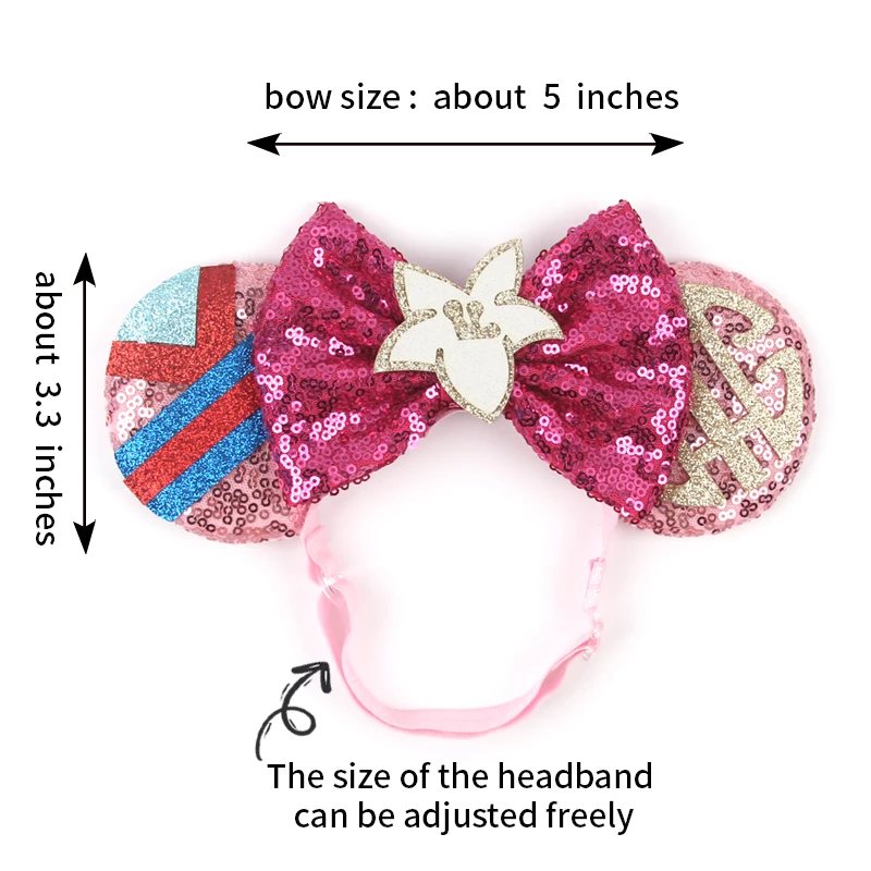 1pc Candy Farbe Maus Ohren Elastisches Stirnband für Erwachsene und Kinder Einstellbare Nylon Headwrap Urlaub Party DIY Haar Zubehör – Detail 18