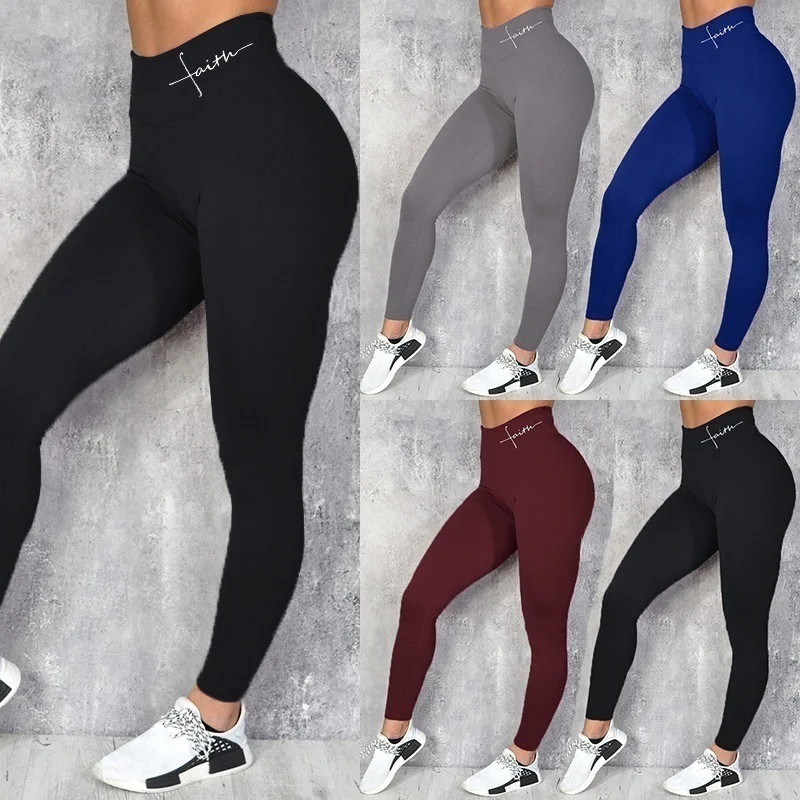 Pantaloni da yoga a vita alta da donna Collant sportivi da palestra Pantaloni da corsa da donna Leggings sexy per il sollevamento del sedere Leggings push up per fitness da palestra
