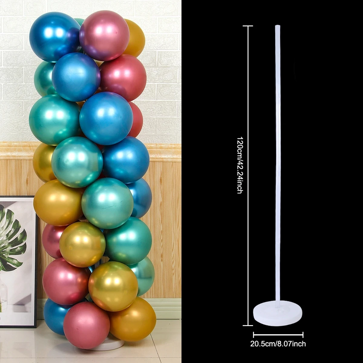 Balloons Stand Balloon Holder Column Confetti Ballons Support Wedding Birthday Party Decor Gender Reveal Baptism Baby Shower