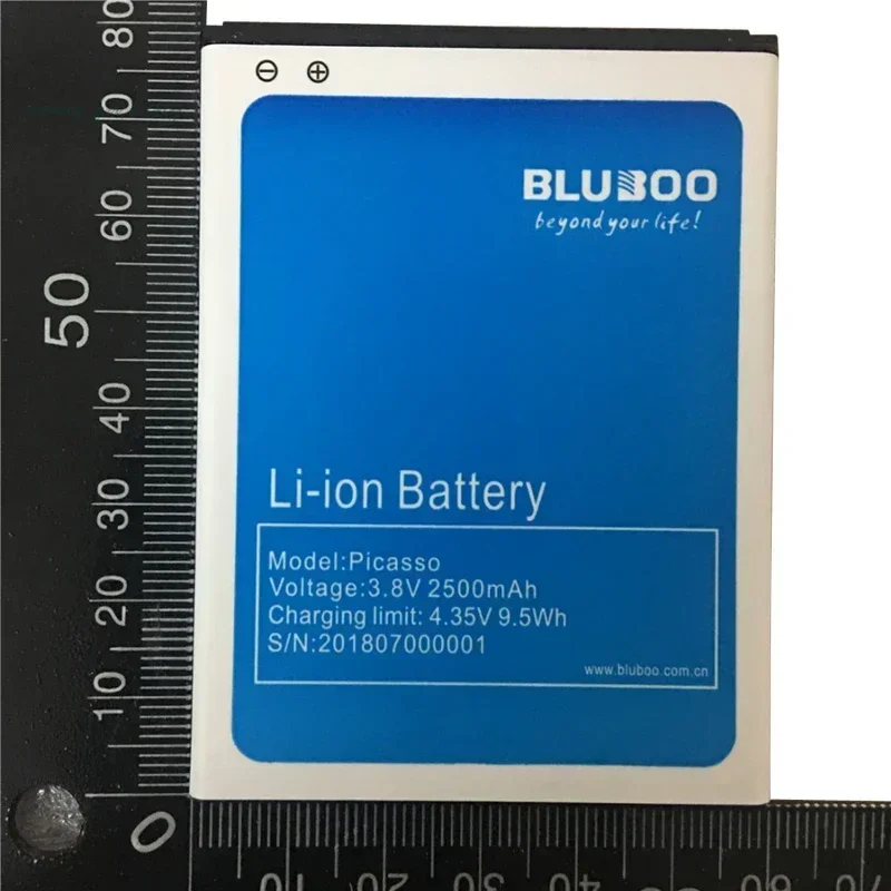 100% Original Tested 2500mAh Battery For Bluboo Picasso 3G 4G 5.0inch Mobile Phone Li-on Batteries + In Stock