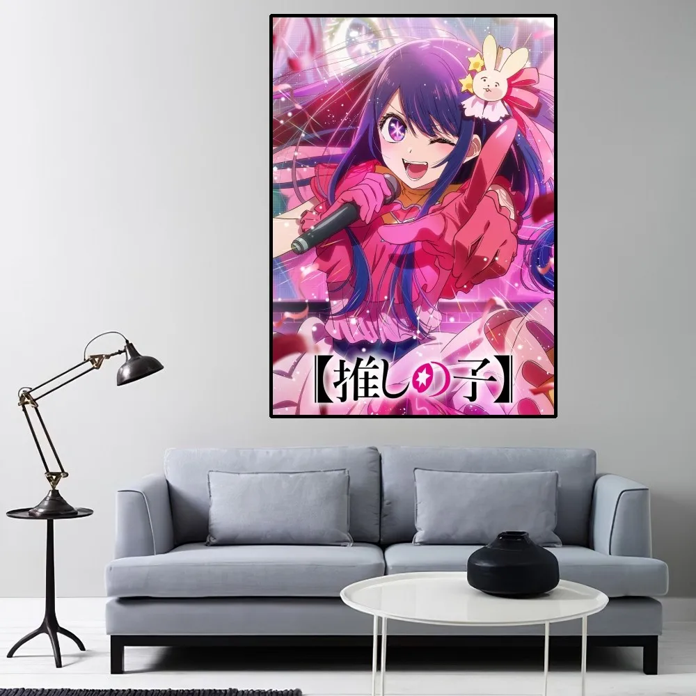 Oshi no Ko Anime Poster Home Room Decor Livingroom Bedroom Aesthetic Art Wall Painting Stickers